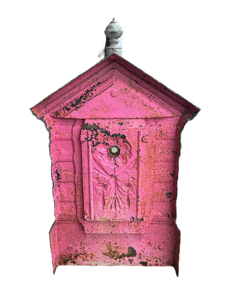 Ancienne Fontaine Murale Ou D’applique En Fonte De Fer De Antoine Durenne Fin XIXéme Siècle 