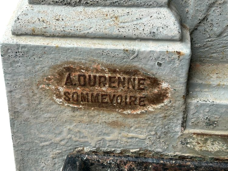 Ancienne Fontaine Murale Ou D’applique En Fonte De Fer De Antoine Durenne Fin XIXéme Siècle 
