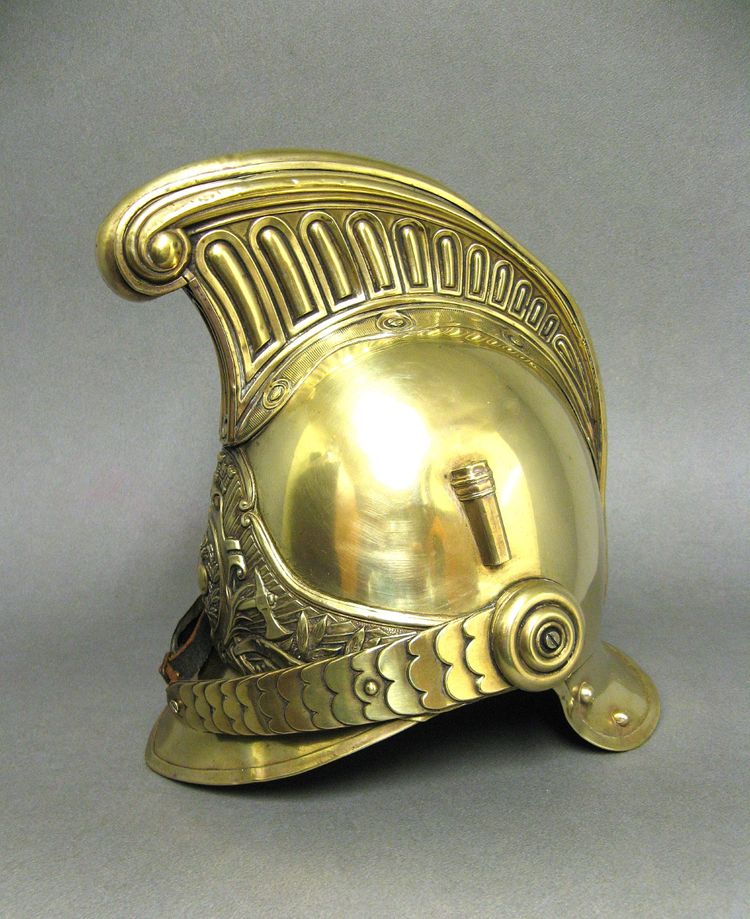 Casque De Sapeur Pompier De La Ville De Fay Mle 1855/72.