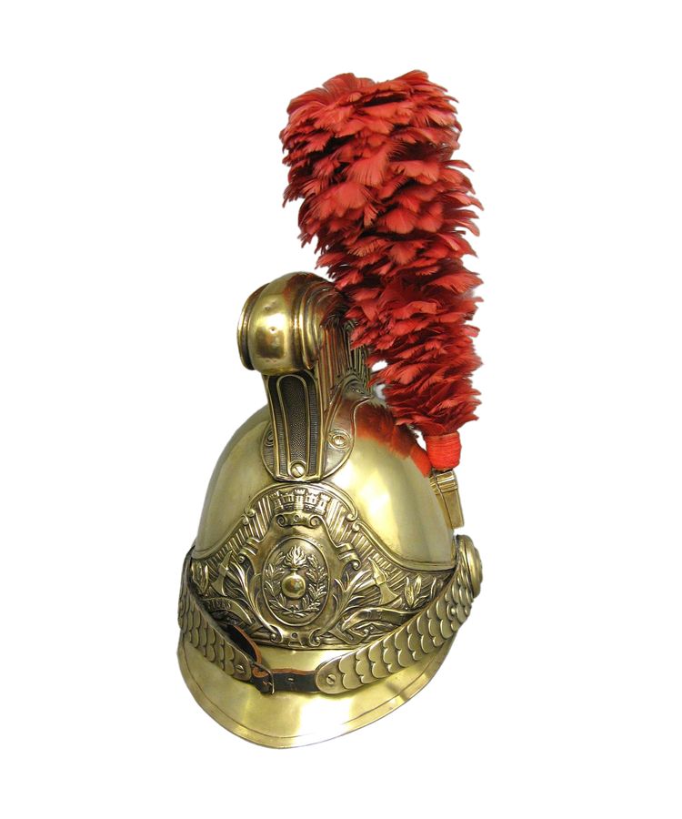 Casque De Sapeur Pompier De La Ville De Fay Mle 1855/72.