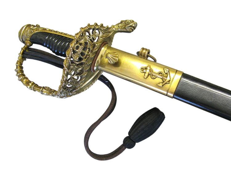 Naval officer's saber by Hostin.
