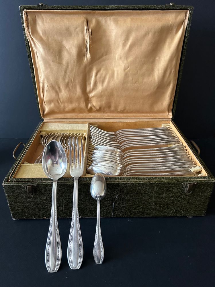 Cutlery set - Ercuis modèle Tolède - Métal argenté