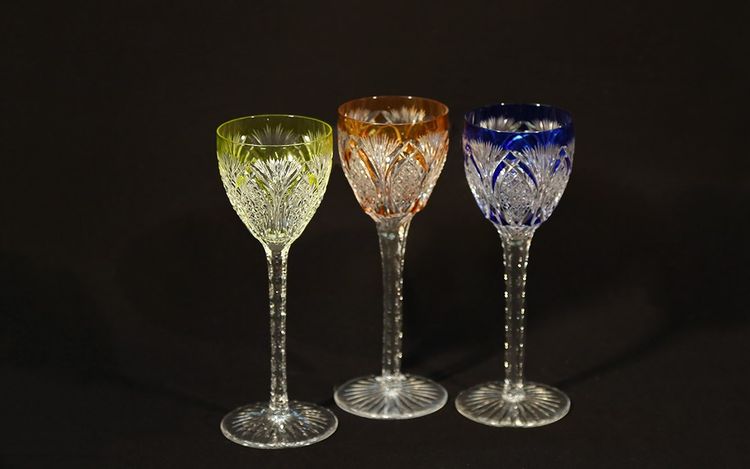 Set di 3 bicchieri Etzel, cristallo