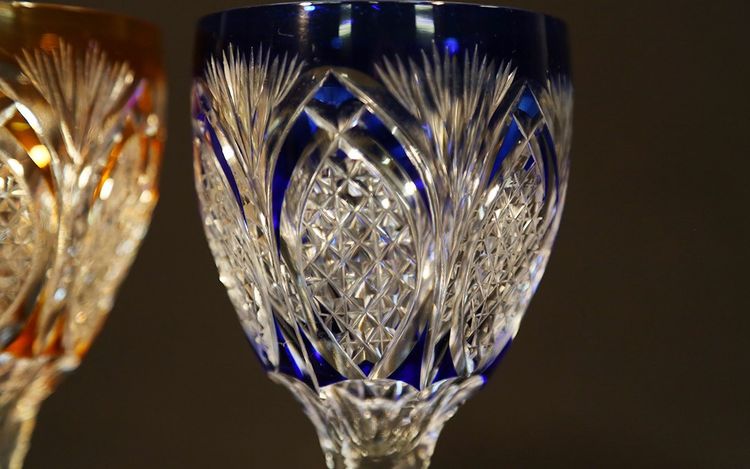 Set di 3 bicchieri Etzel, cristallo