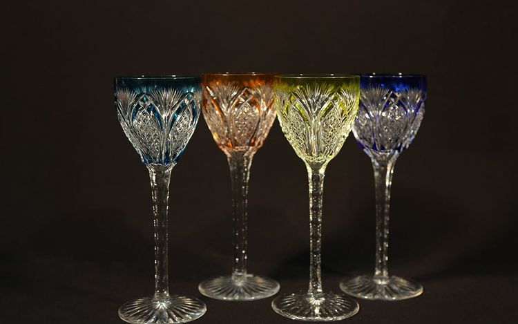 Set di 3 bicchieri Etzel, cristallo