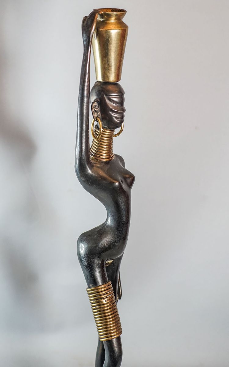 Karl HAGENAUER (1898 - 1956), After, Porteuse d'eau bronze