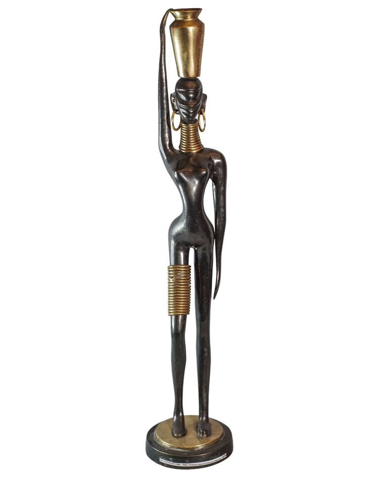 Karl HAGENAUER (1898 - 1956), After, Porteuse d'eau bronze