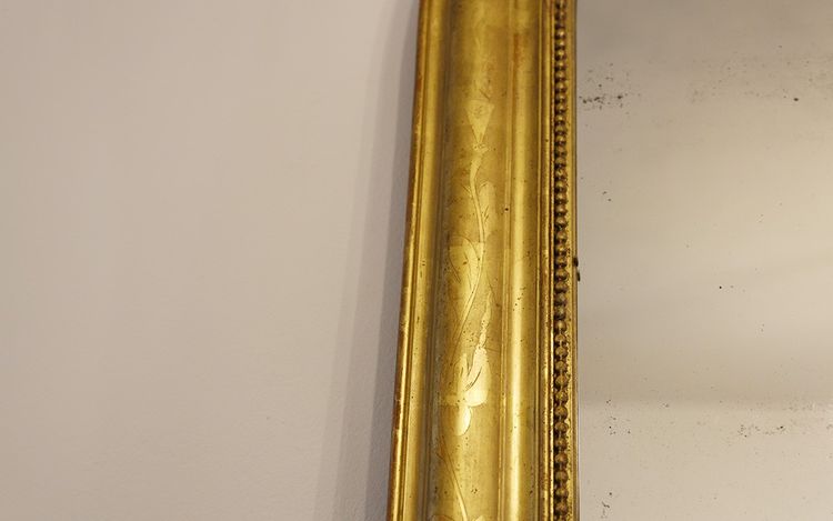 Specchio Luigi Filippo Legno dorato XIX secolo