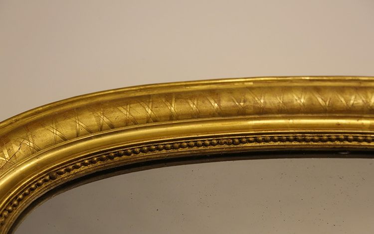 Specchio Luigi Filippo Legno dorato XIX secolo