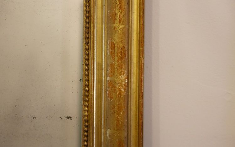 Specchio Luigi Filippo Legno dorato XIX secolo