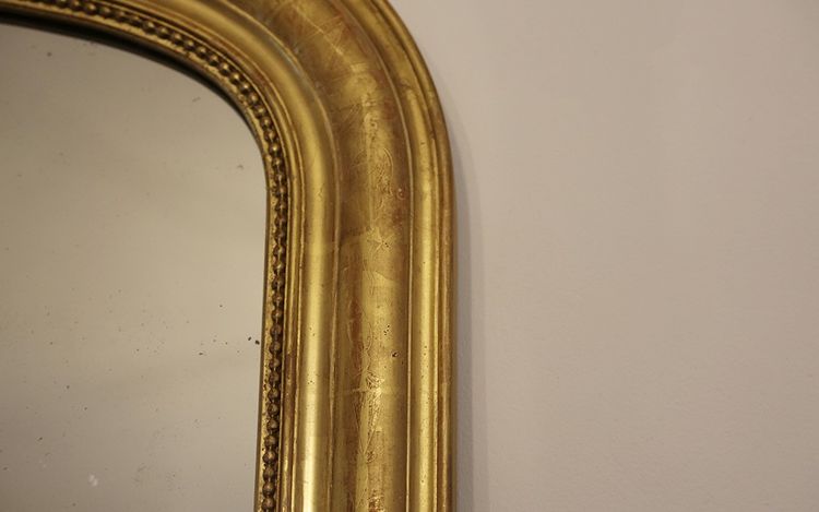 Specchio Luigi Filippo Legno dorato XIX secolo