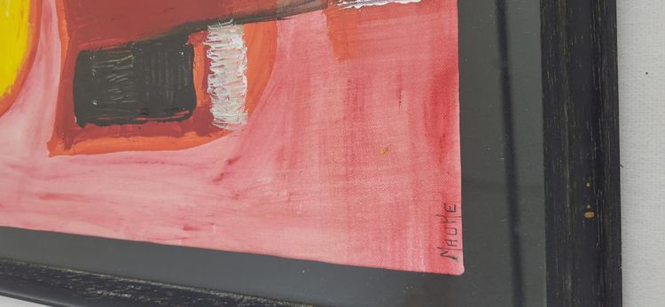 Gouache signée Annie Maume (épouse Robert héraud)