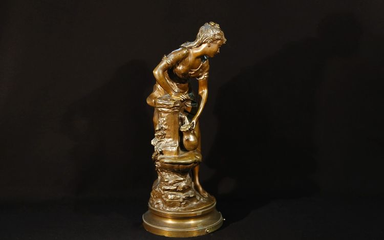 Scultura in bronzo firmata Louis Gossin