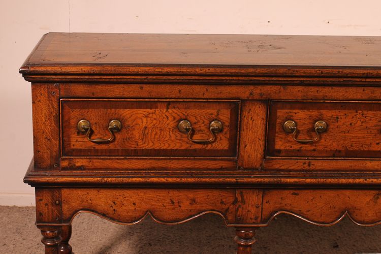 englische Konsole dit dresser Eichenbasis