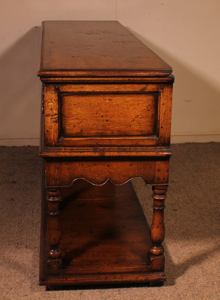 englische Konsole dit dresser Eichenbasis