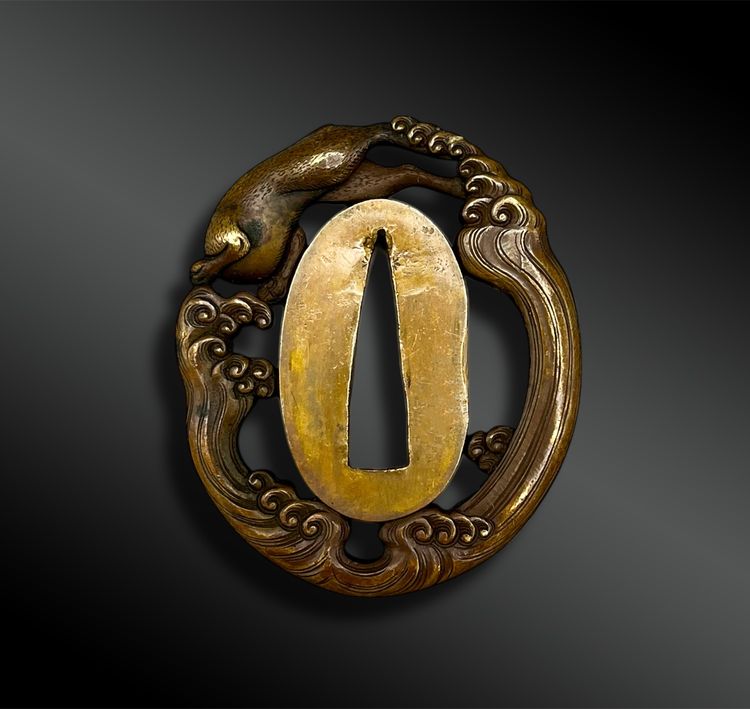 TSUBA Maru Gata - Japon - Période Edo (1603-1868)