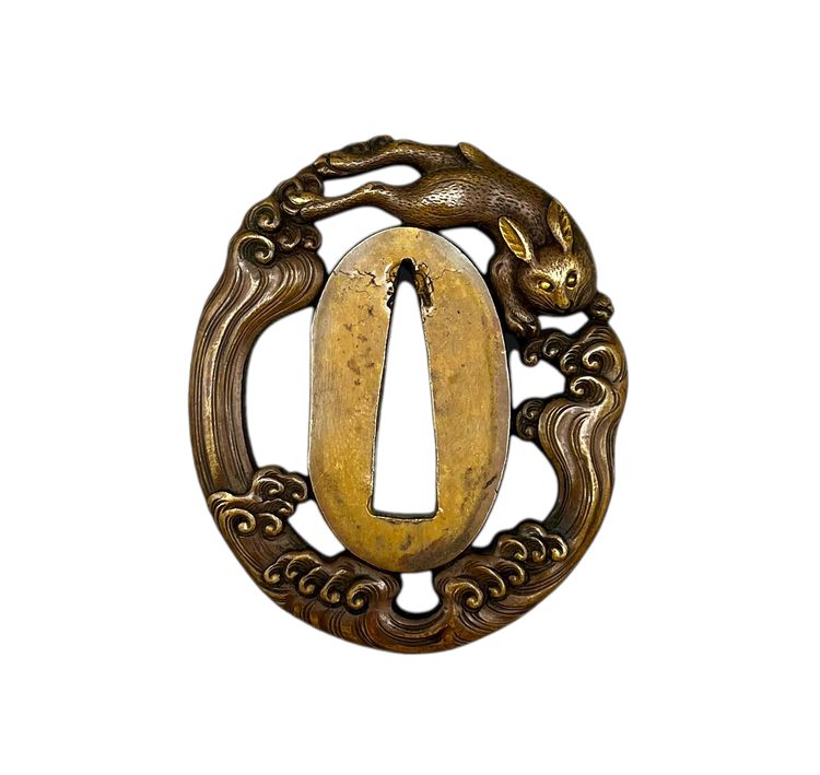 TSUBA Maru Gata - Japon - Période Edo (1603-1868)