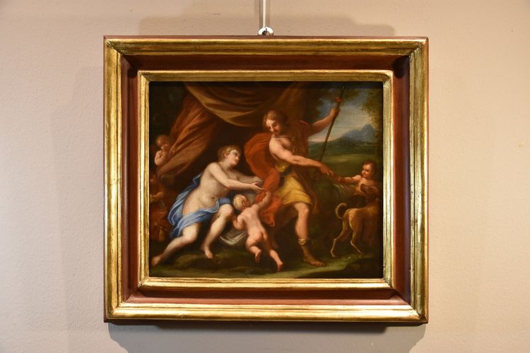 Giuseppe Bartolomeo Chiari (Rome 1654–1727), Venus With Adonis And Cupid