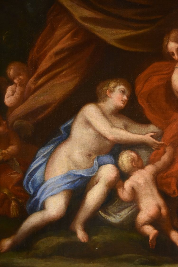 Giuseppe Bartolomeo Chiari (Rome 1654–1727), Venus With Adonis And Cupid