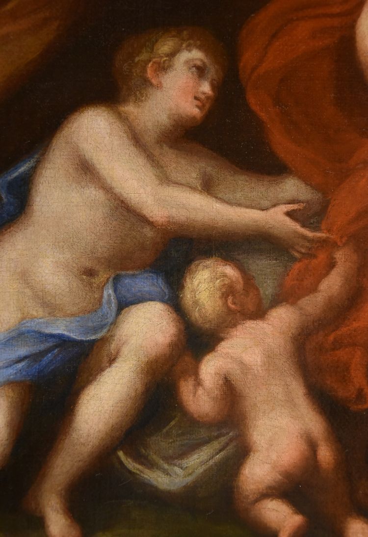 Giuseppe Bartolomeo Chiari (Rome 1654–1727), Venus With Adonis And Cupid