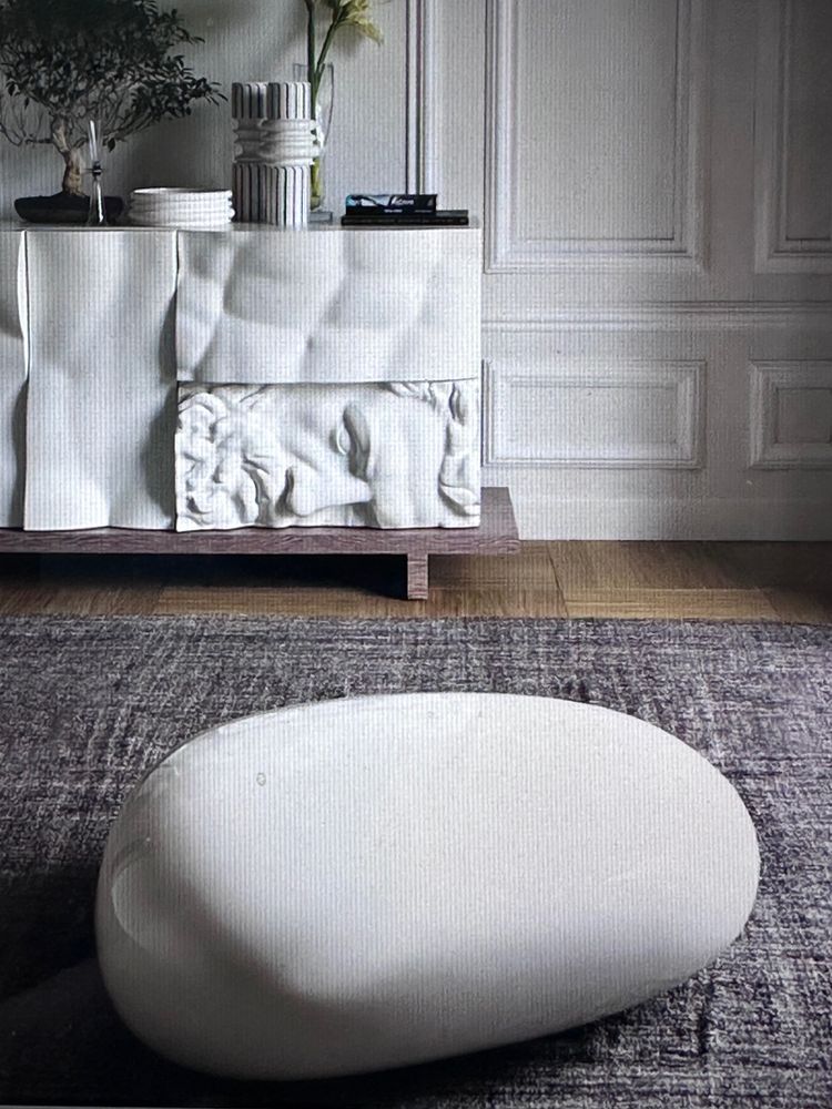Khoisi pebble coffee table by Naoto Fukasawa published by Driade Italy