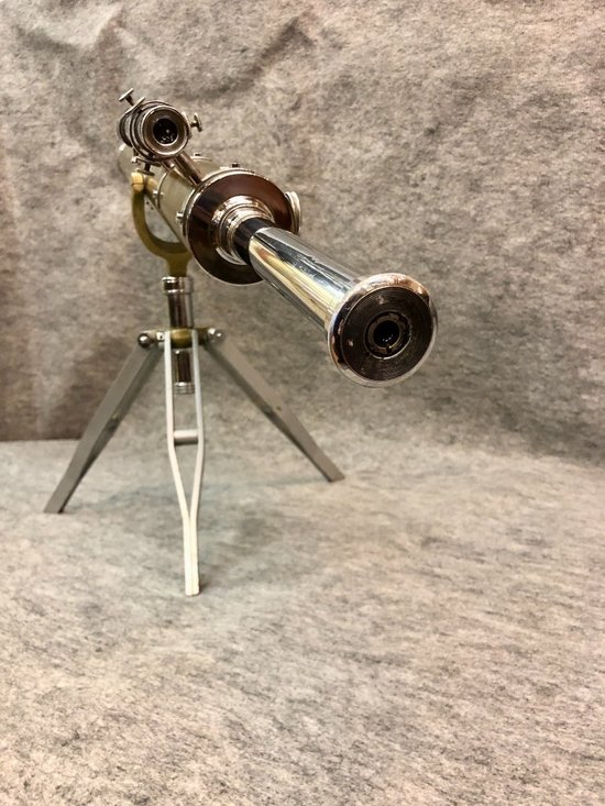 Lunette astronomique laiton, XXe siècle