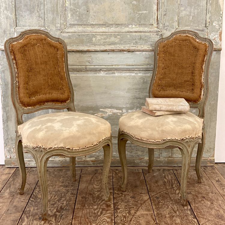 Pair of Louis XV style chairs