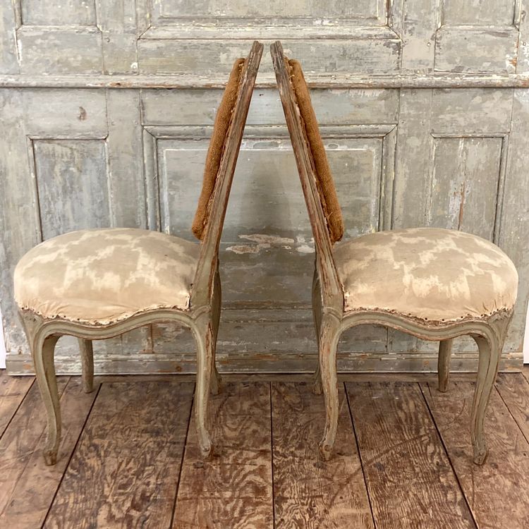 Pair of Louis XV style chairs
