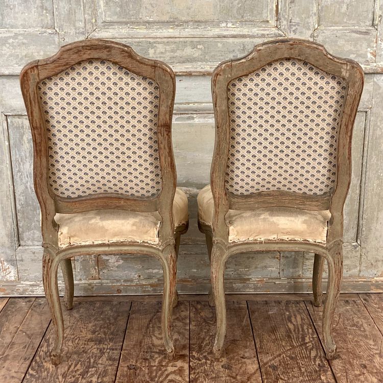 Pair of Louis XV style chairs
