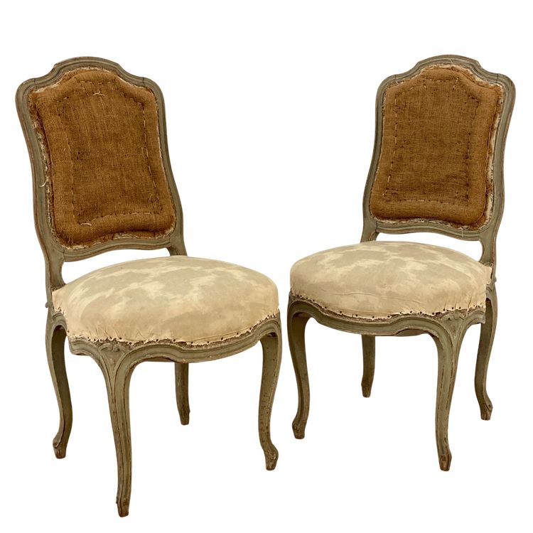 Pair of Louis XV style chairs
