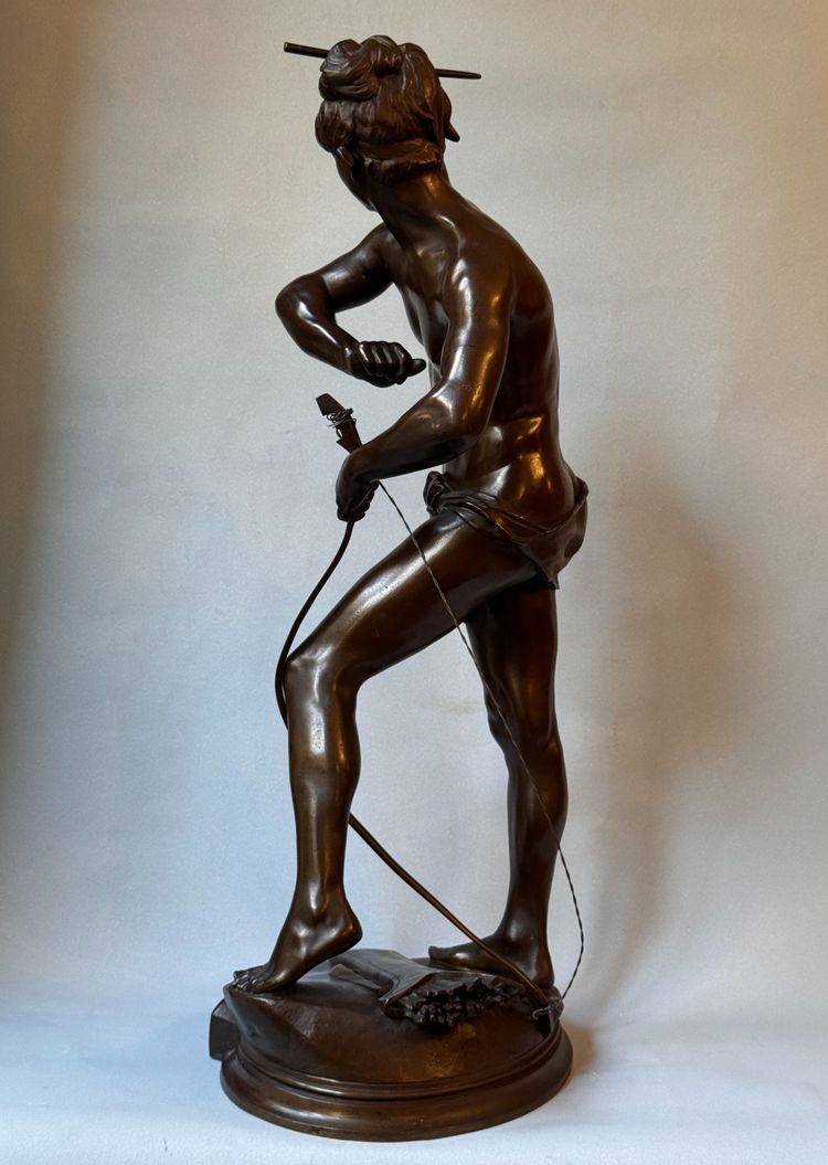 Scultura in bronzo "Sarpedon" Henri Peinte - Siot Decauville H 63