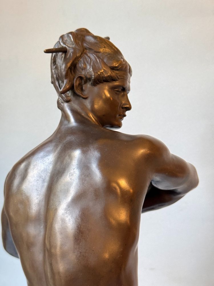 Scultura in bronzo "Sarpedon" Henri Peinte - Siot Decauville H 63