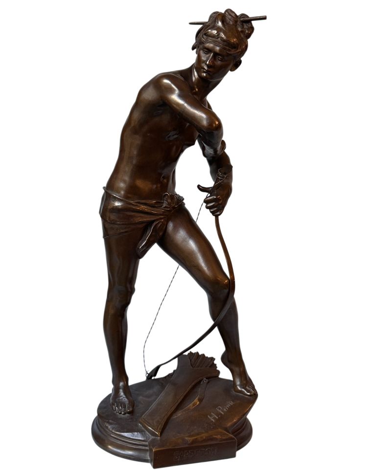 Scultura in bronzo "Sarpedon" Henri Peinte - Siot Decauville H 63