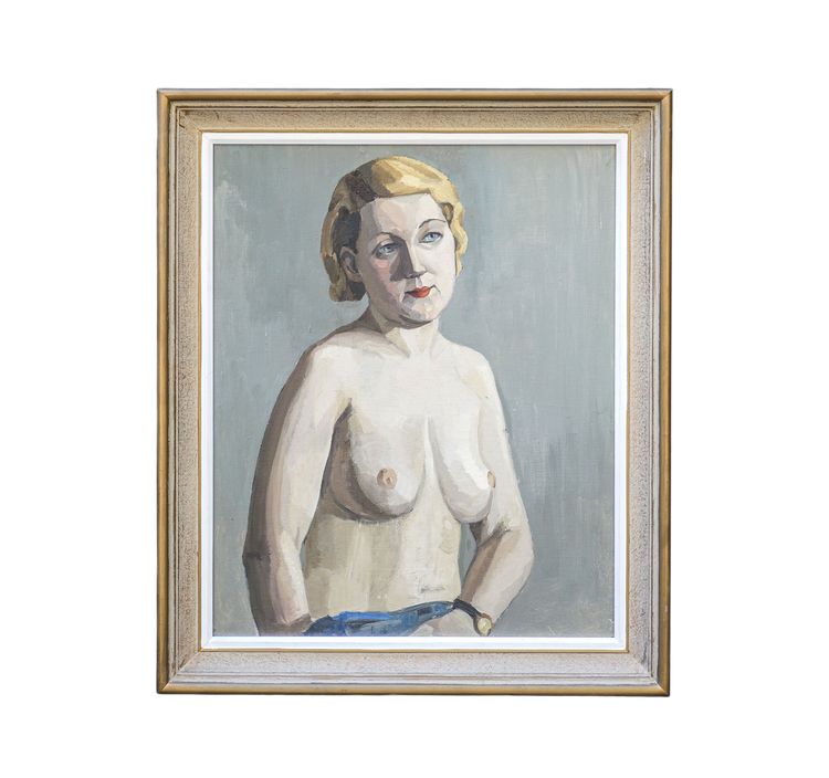 GÉRY-GALY Margueritte, 1890-1980, Busto nudo, Olio su tela