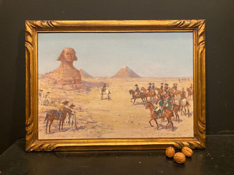 Orientalist painting of Napoleon by Chepfer