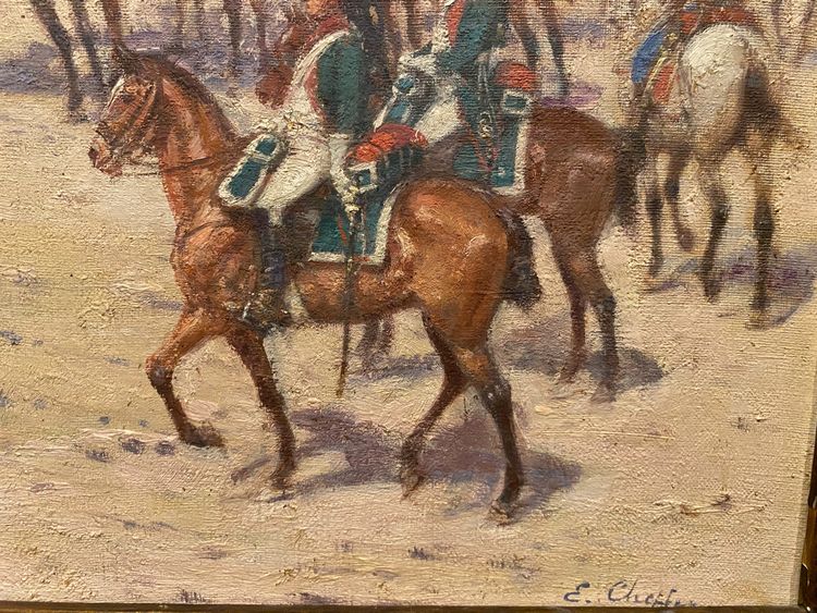Orientalist painting of Napoleon by Chepfer