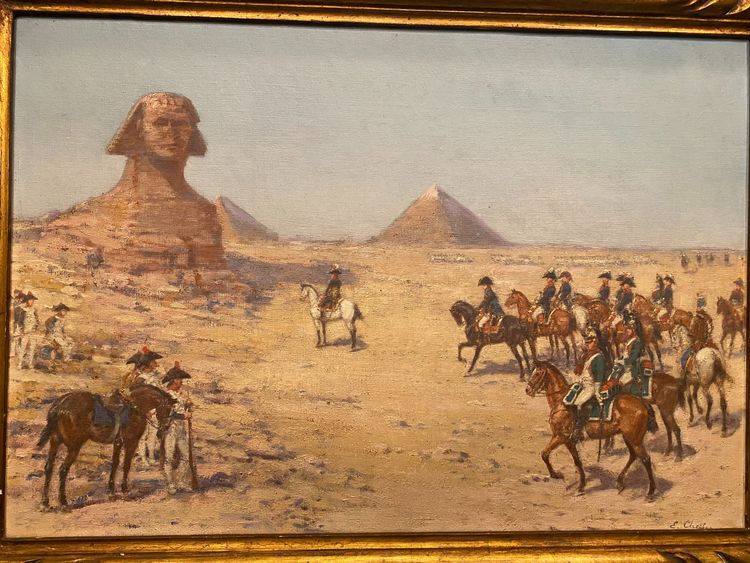 Orientalist painting of Napoleon by Chepfer
