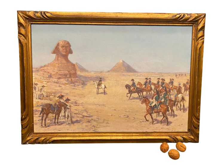 Orientalist painting of Napoleon by Chepfer
