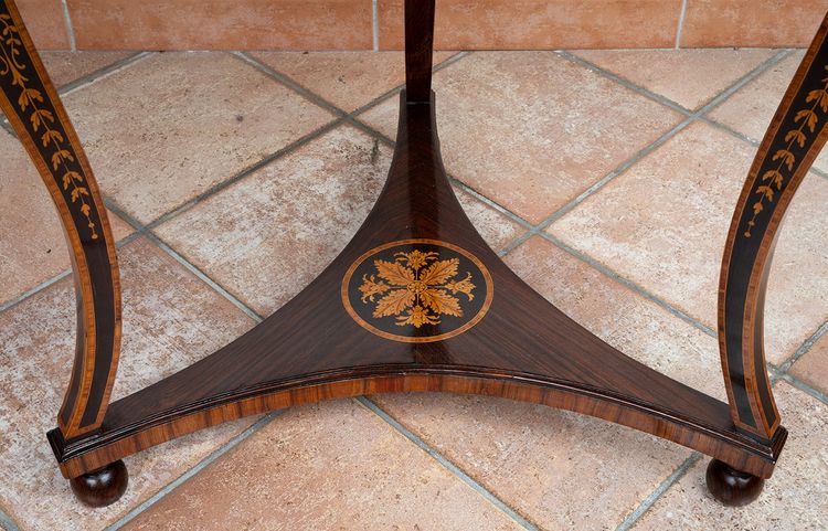 Antique Lombardy coffee table, early 20th century.