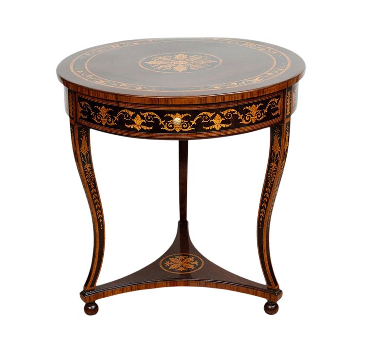Antique Lombardy coffee table, early 20th century.