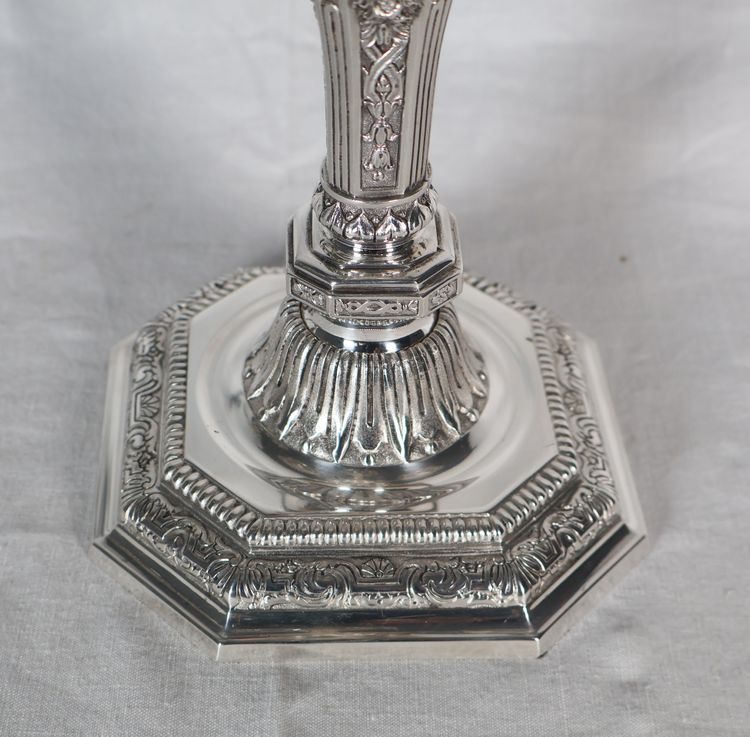 Pair of Christofle Dupérier candelabras 20th century