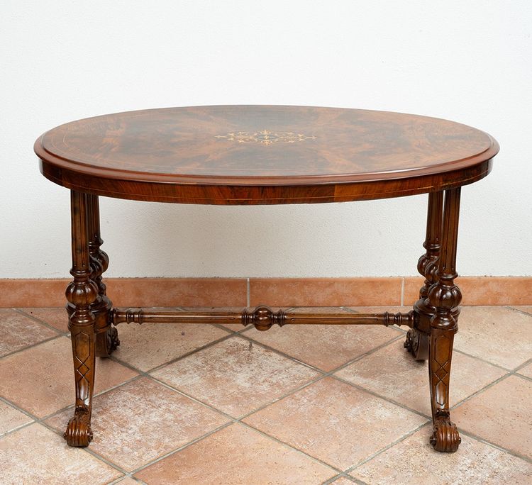 Table basse ancienne Angleterre 19ème siècle.
