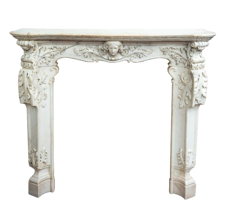 Antiker Kamin Louis XV Neapel Anfang 18.