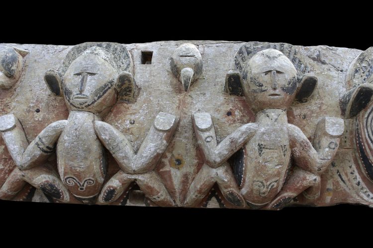 Architrave di Abelam, Arte tribale, Arte oceaniana, Oceania, scultura monumentale, Arte primitiva, 505 cm