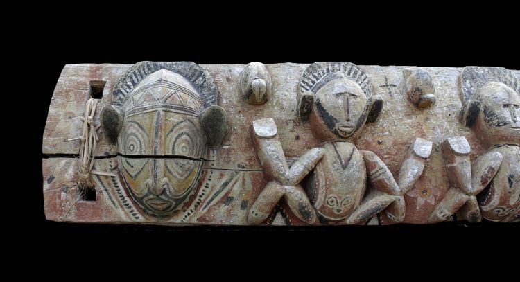 Architrave di Abelam, Arte tribale, Arte oceaniana, Oceania, scultura monumentale, Arte primitiva, 505 cm