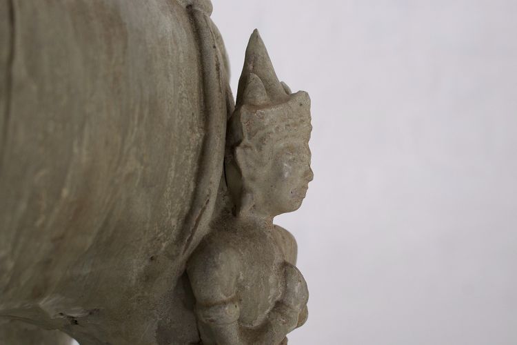 Elefante con guerrieri in celadon, Siam