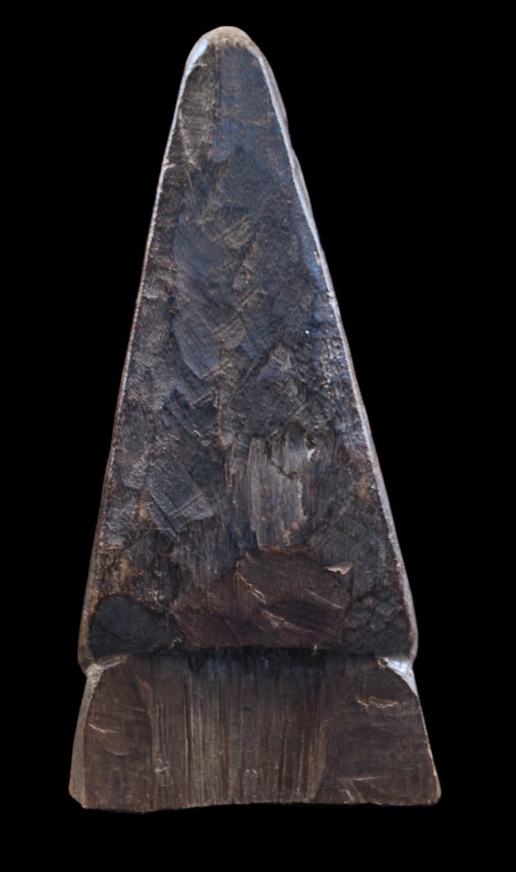 Proue de pirogue, art océanien, art tribal, Papouasie Nouvelle Guinée, Océanie, 28 cm