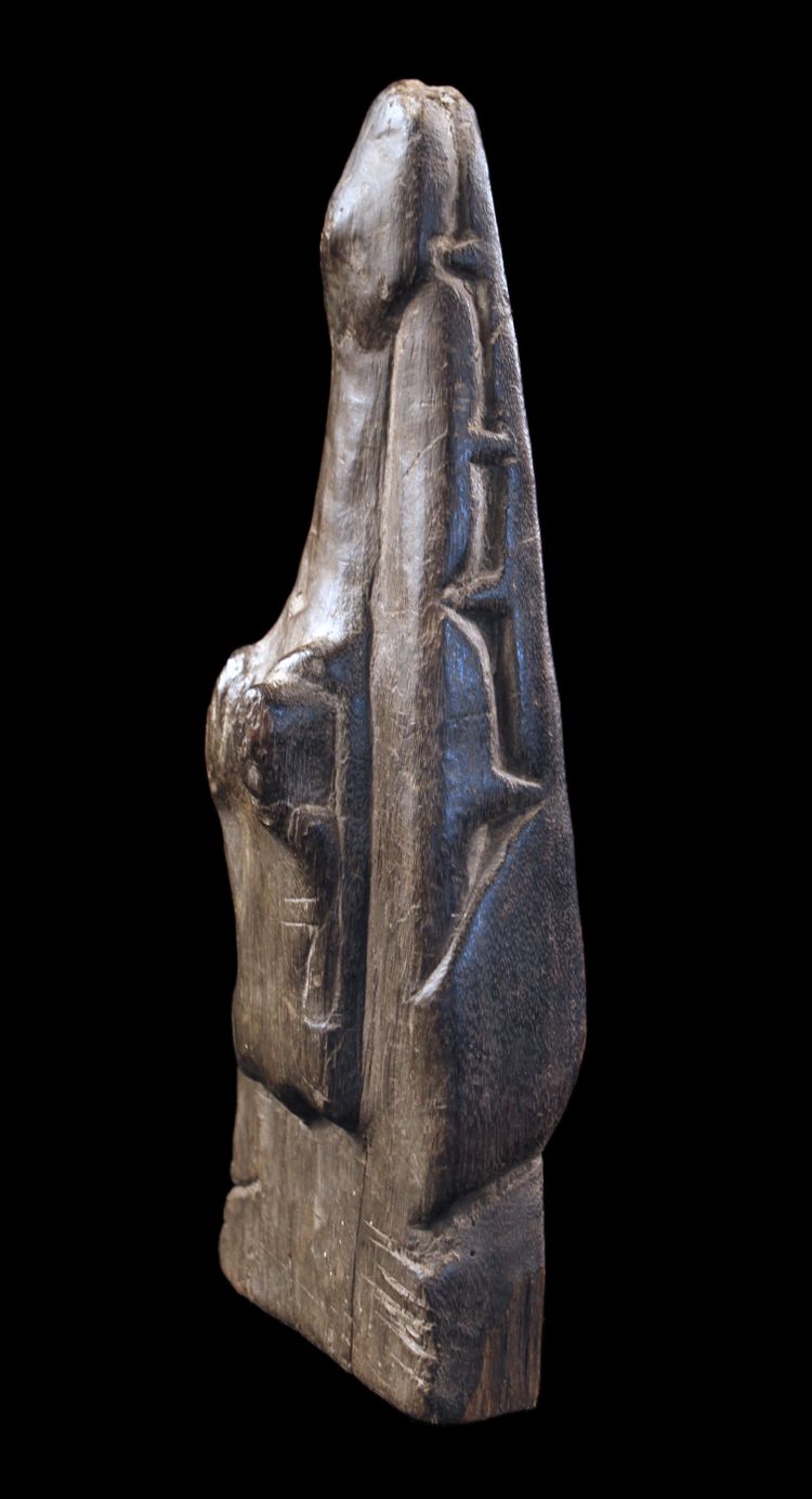 Proue de pirogue, art océanien, art tribal, Papouasie Nouvelle Guinée, Océanie, 28 cm