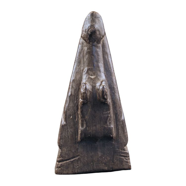 Proue de pirogue, art océanien, art tribal, Papouasie Nouvelle Guinée, Océanie, 28 cm