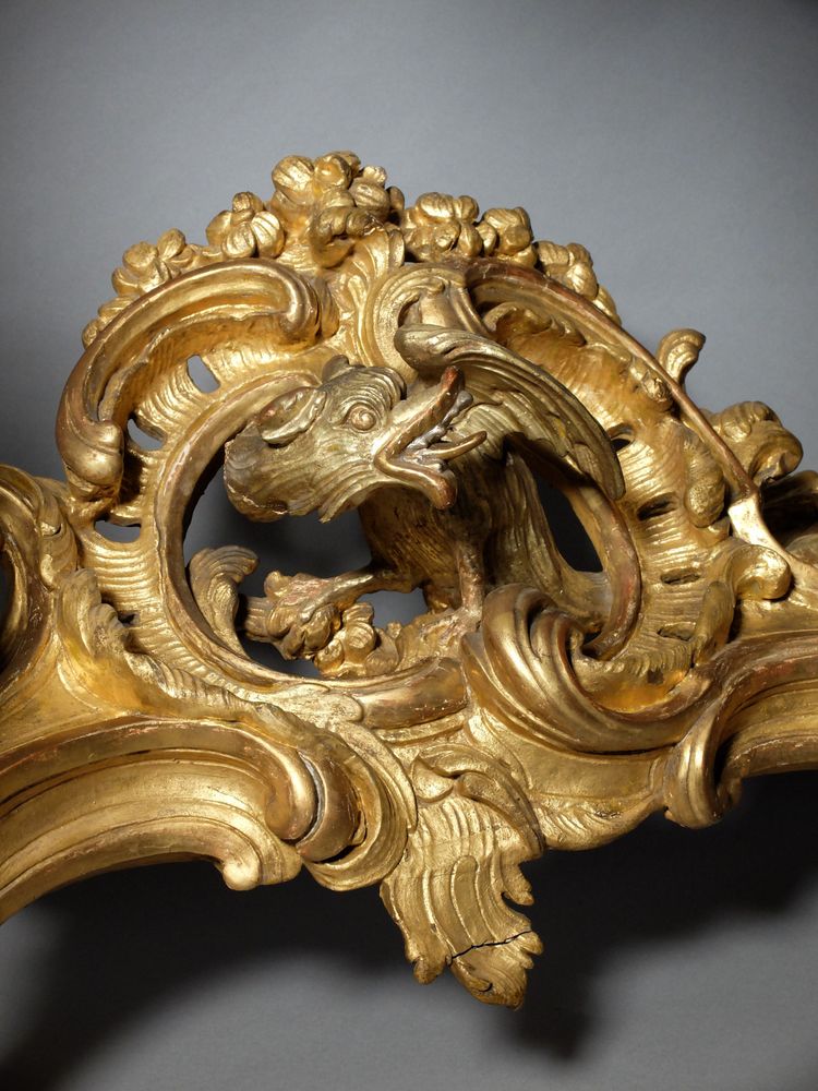 Louis XV dragon console table